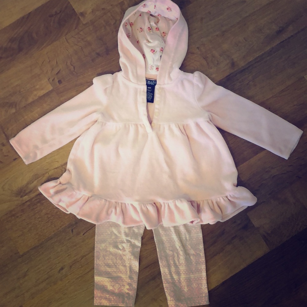CHAPS Two-Piece Hoodie and Legging Set